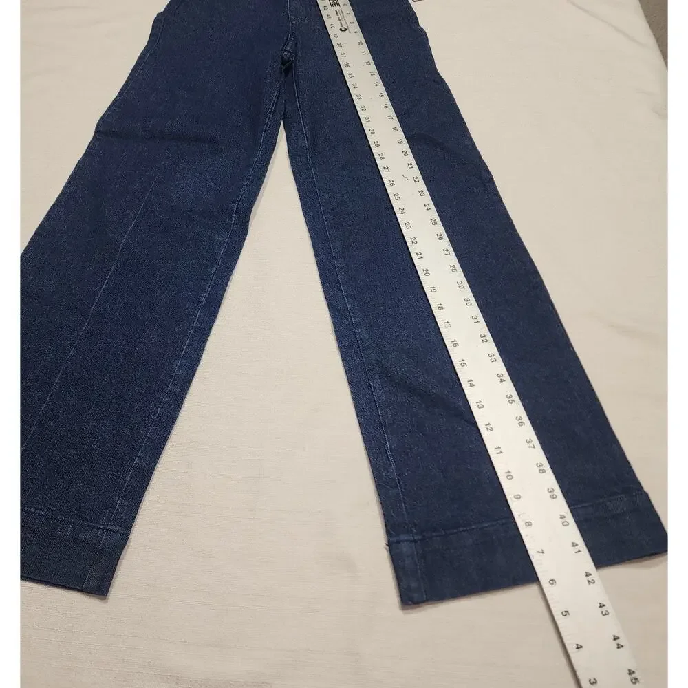 Universal thread high rise fitted hip wide leg W24'' x L42''